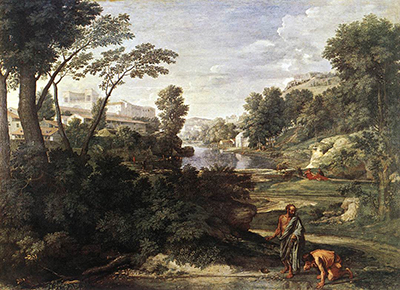 Landscape with Diogenes Nicolas Poussin